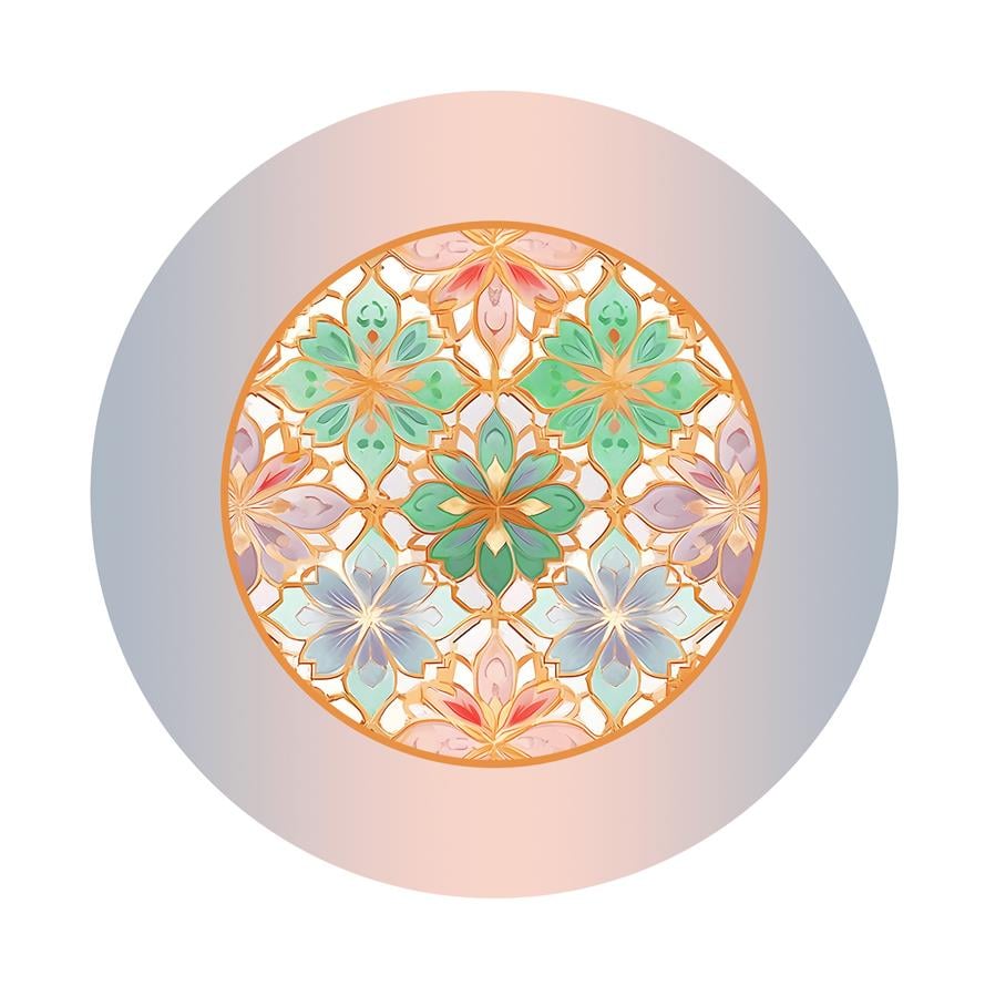 Renkli Motif Desenli Dikişsiz 3'lü Supla Kumaşı