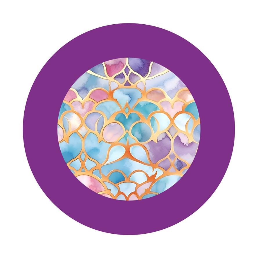 Renkli Motif Desenli Dikişsiz 3'lü Supla Kumaşı