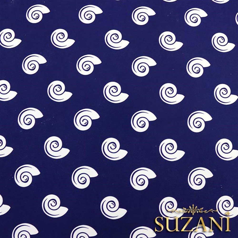 Salyangoz Desenli Kumaş