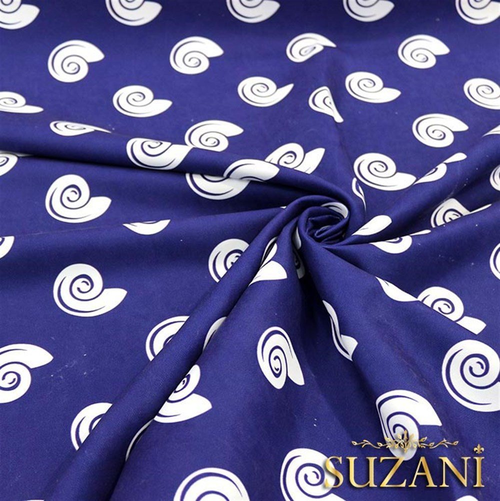 Salyangoz Desenli Kumaş