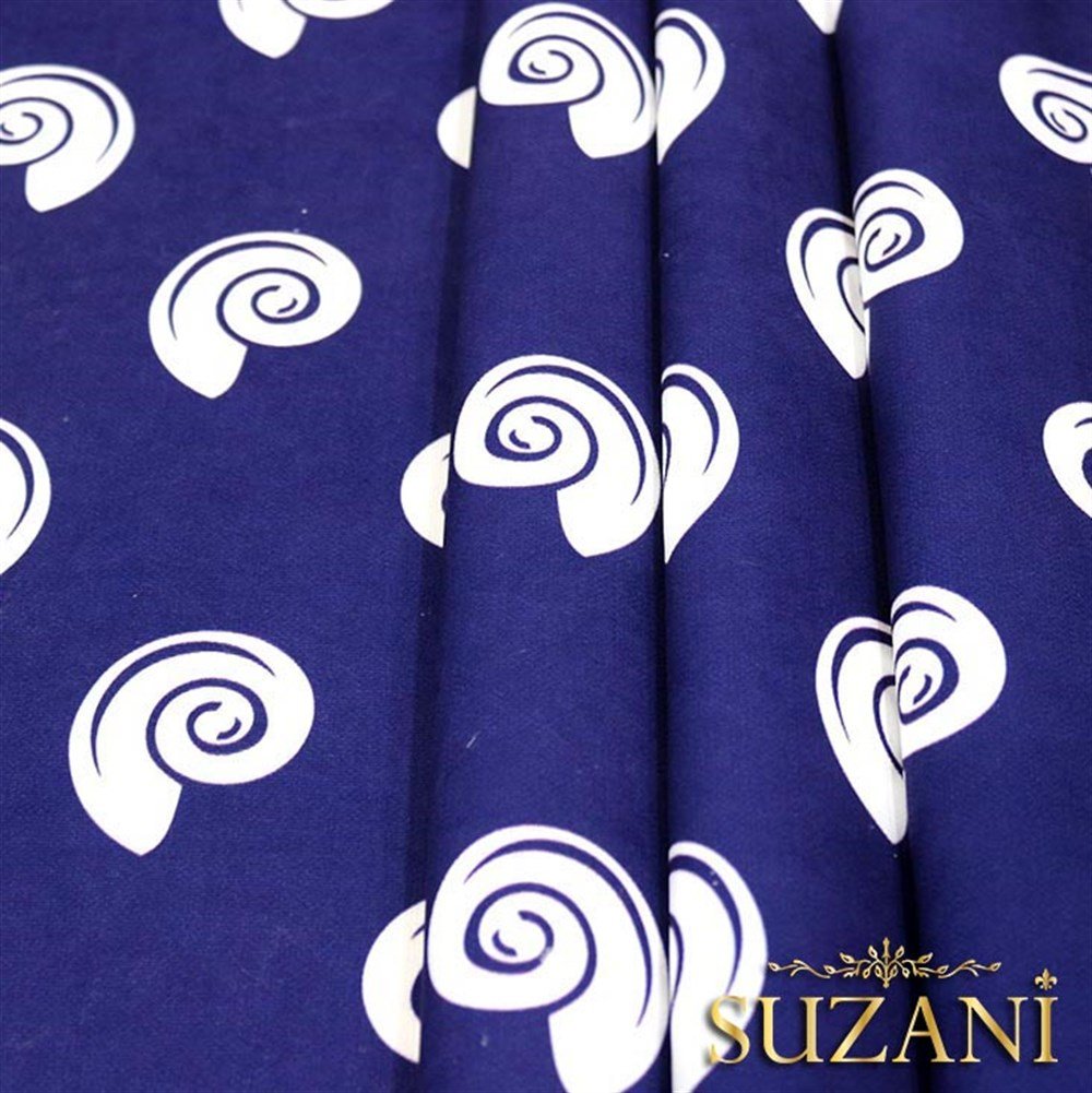 Salyangoz Desenli Kumaş