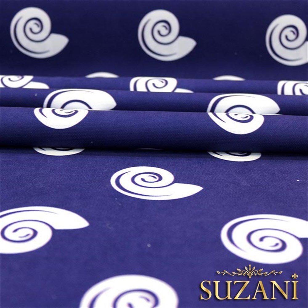 Salyangoz Desenli Kumaş