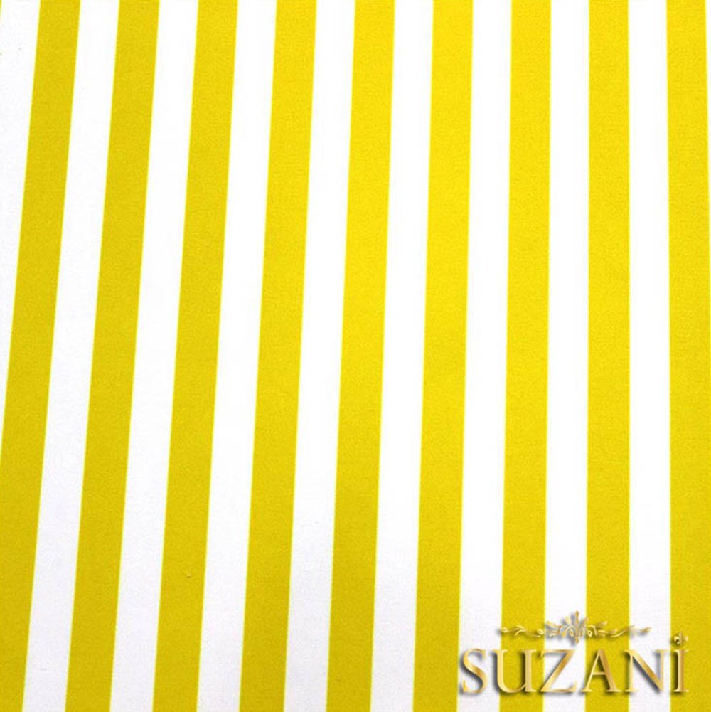 Sarı İnce Çizgili Kumaş