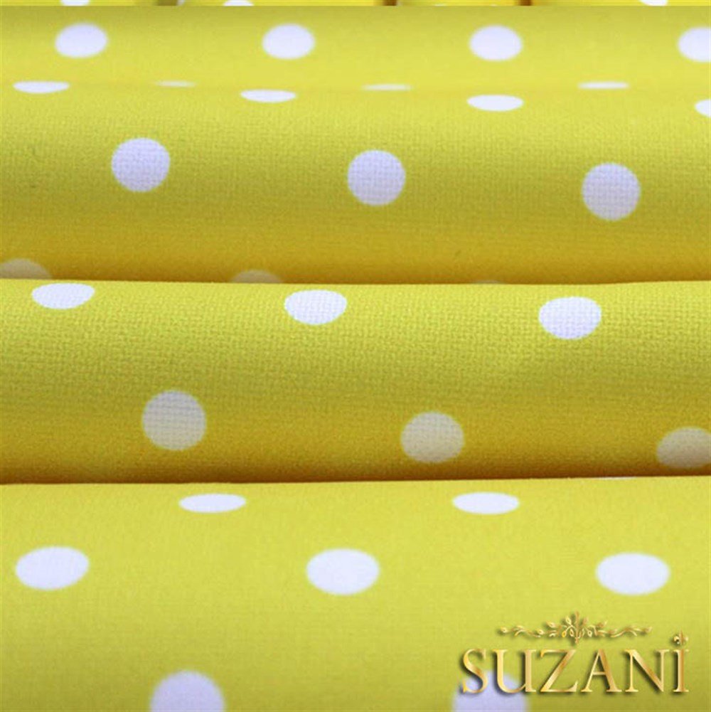 Sarı Küçük Puanlı Kumaş