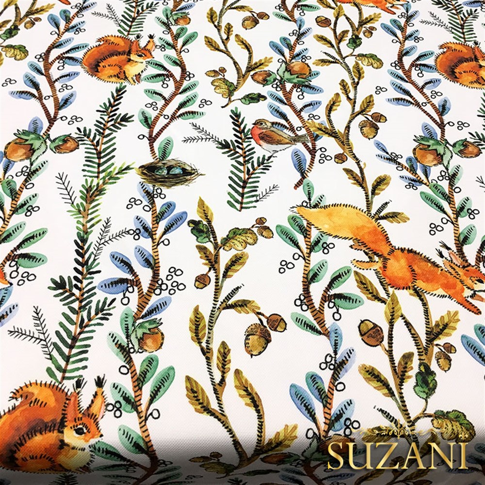 Sincap Sonbahar Temalı Kumaş