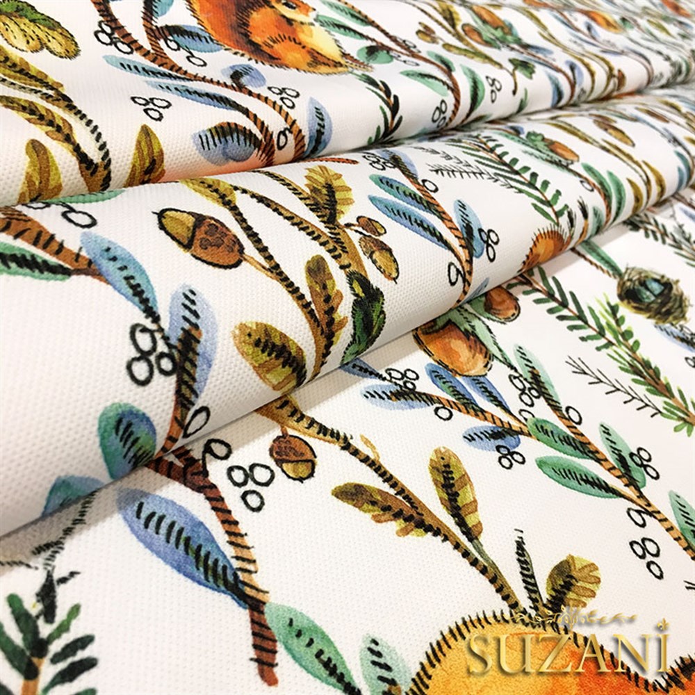 Sincap Sonbahar Temalı Kumaş