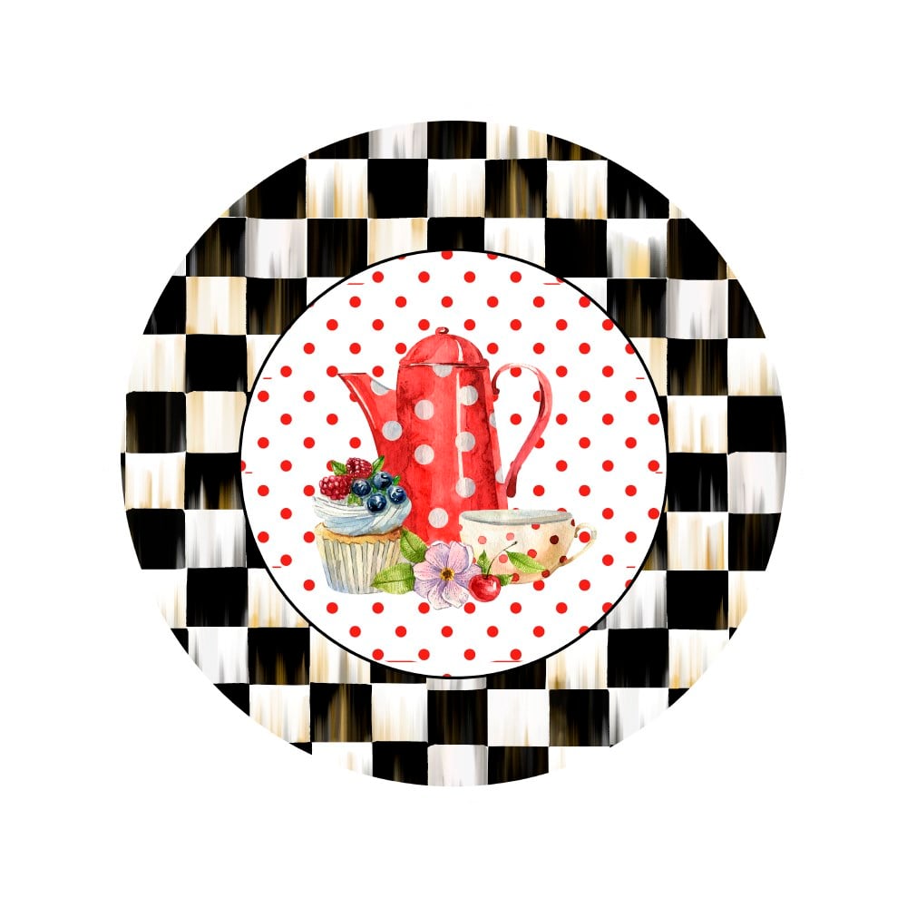 Siyah Dama Desenli Dikişsiz 3'lü Supla Kumaşı