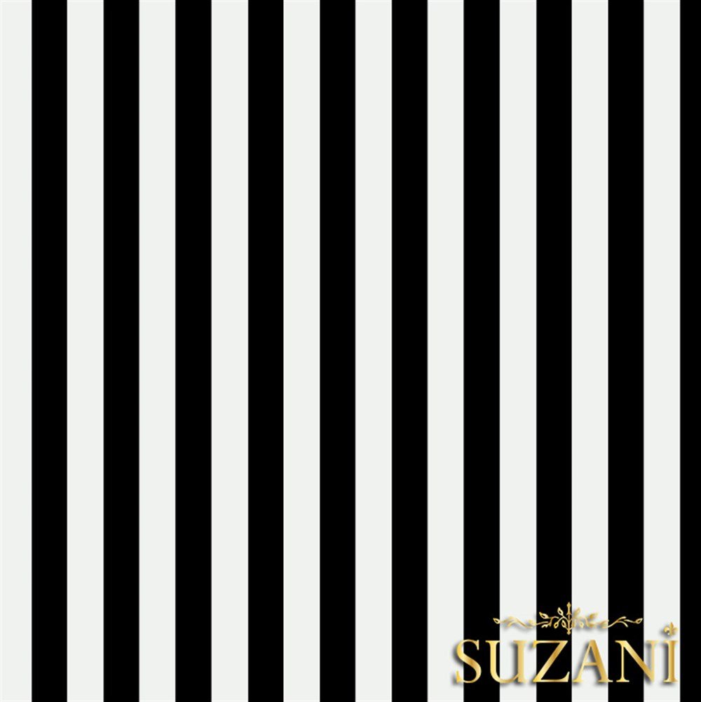 Siyah İnce Çizgili Kumaş