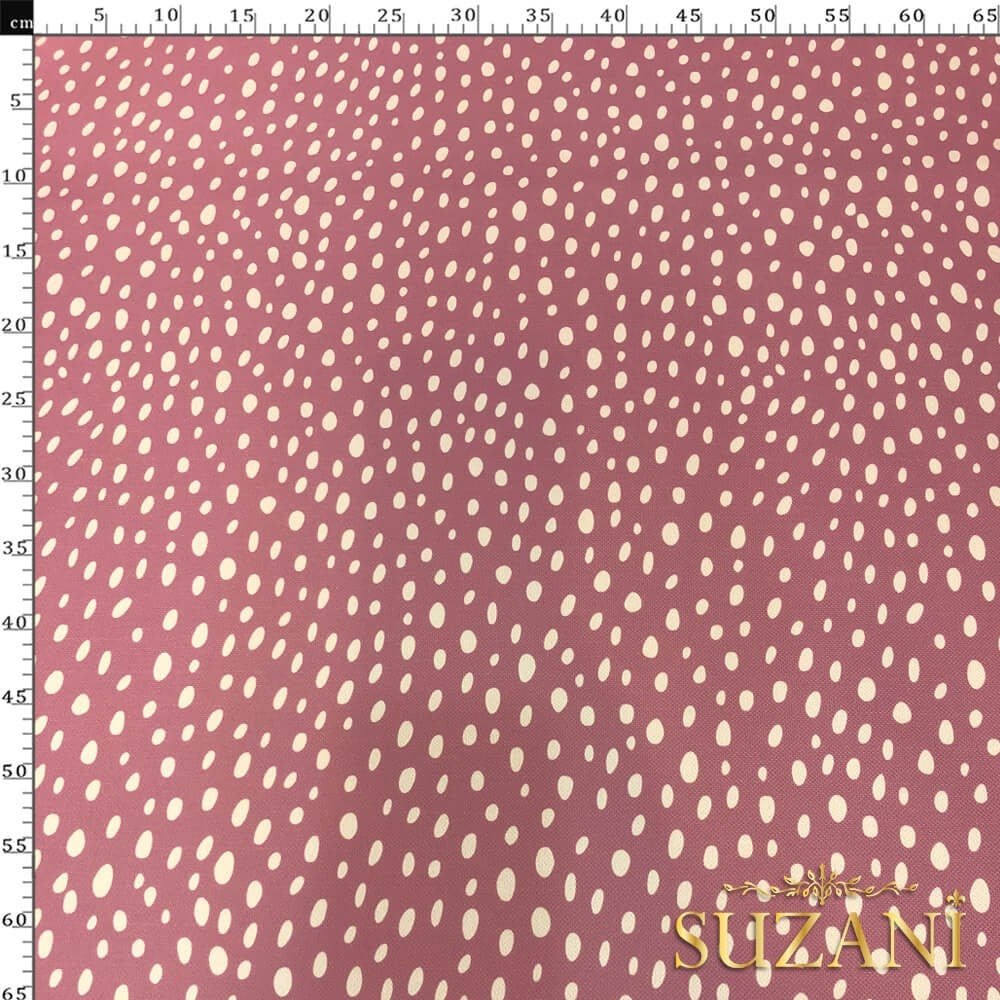 Soft Boho Benek Desenli Dijital Baskılı Kumaş