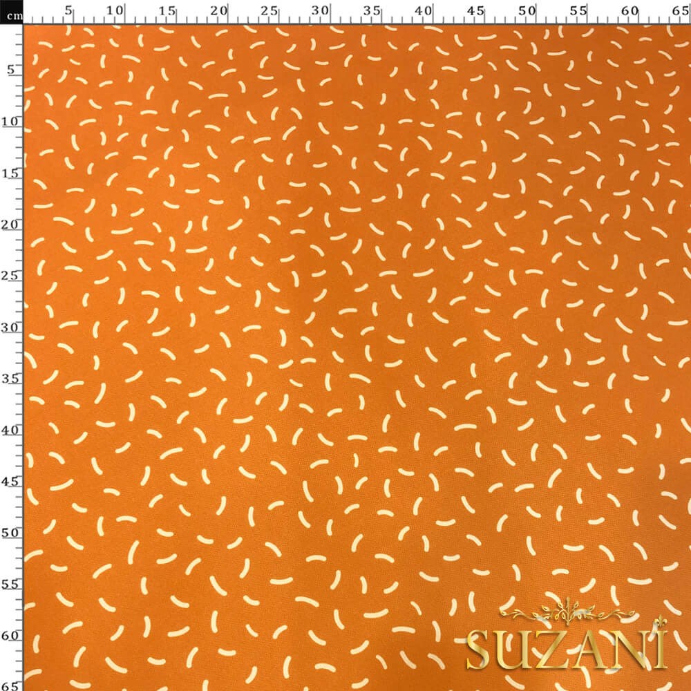 Soft Boho Benek Desenli Dijital Baskılı Kumaş