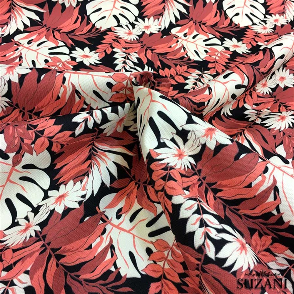 Sonbahar Yaprakları Desenli Kumaş