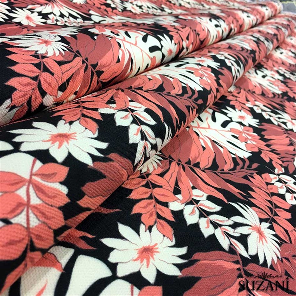 Sonbahar Yaprakları Desenli Kumaş