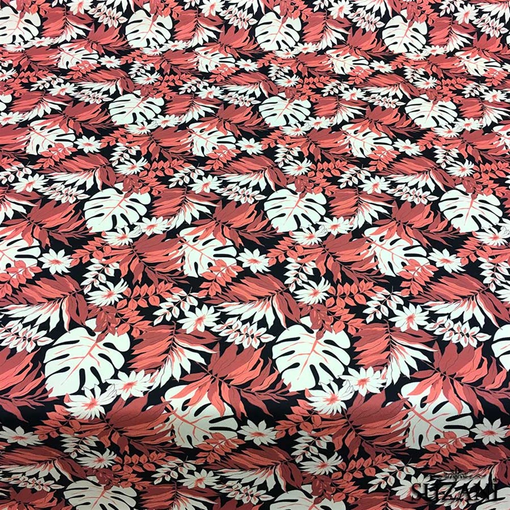 Sonbahar Yaprakları Desenli Kumaş