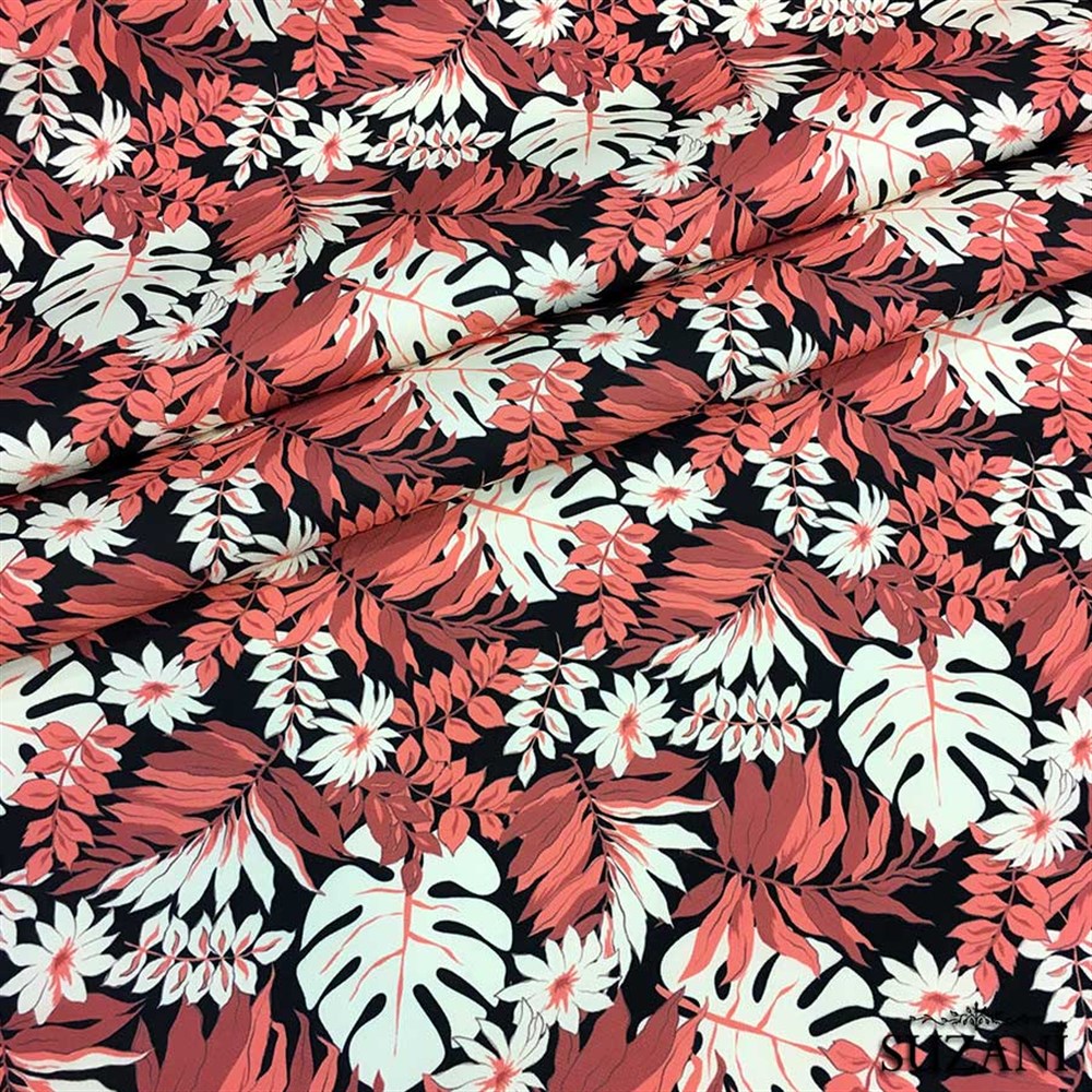 Sonbahar Yaprakları Desenli Kumaş