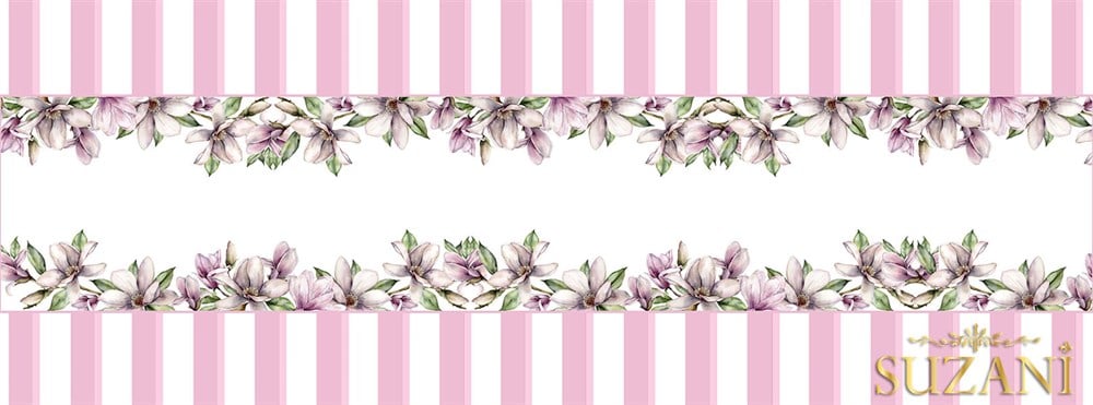 Summer Garden Pembe Runner Kumaşı