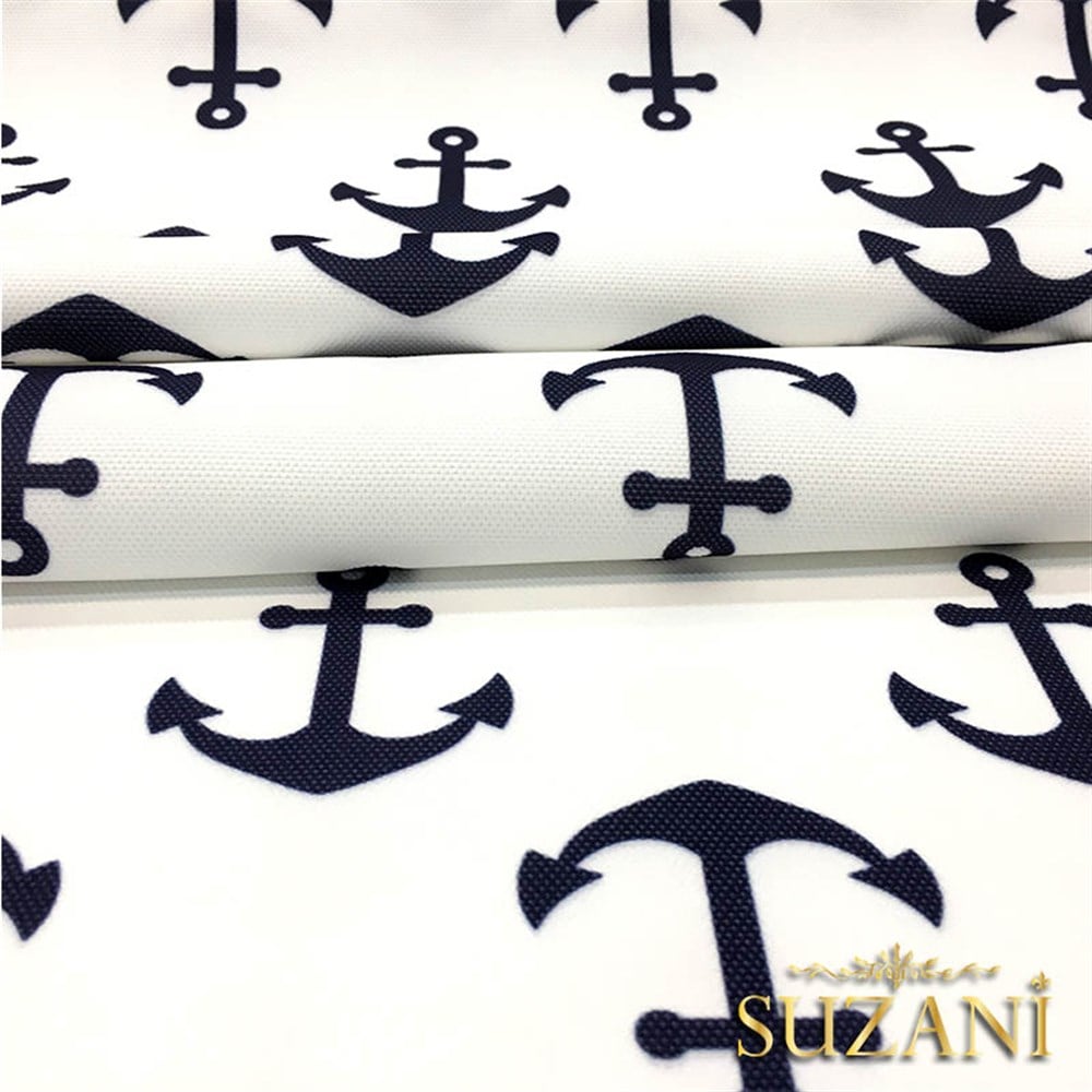 Tek Çıpa Desenli Kumaş