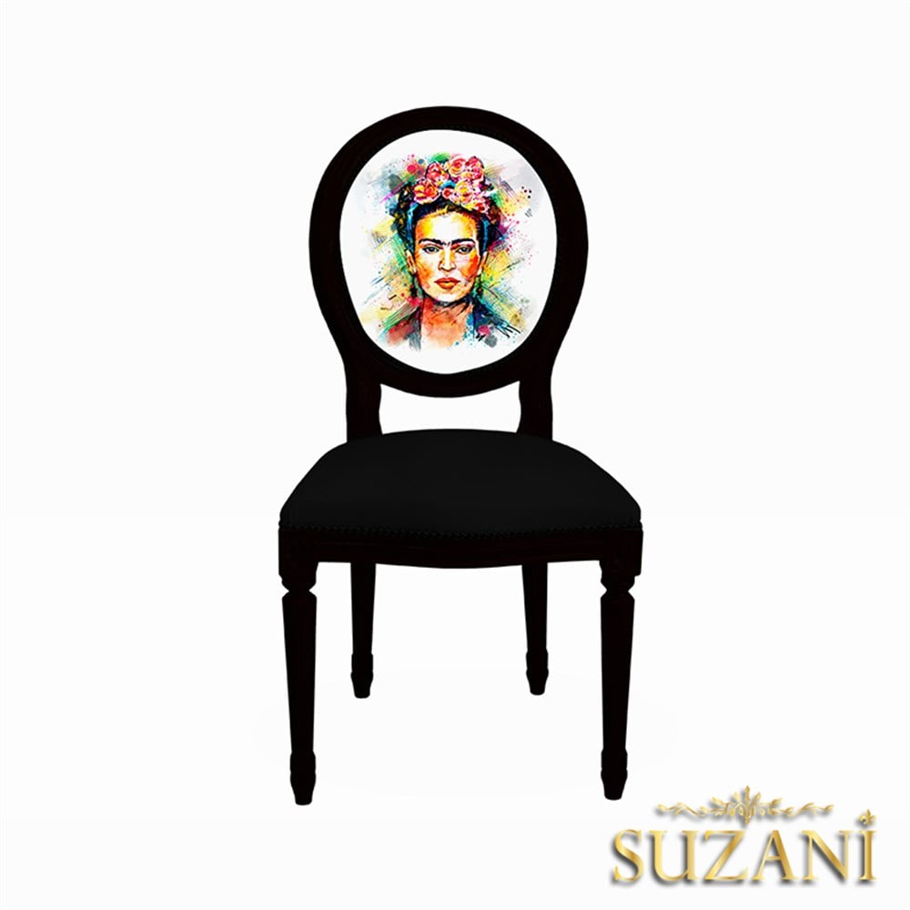 Yağlıboya Frida Özel Koltuk Döşemelik Kumaş