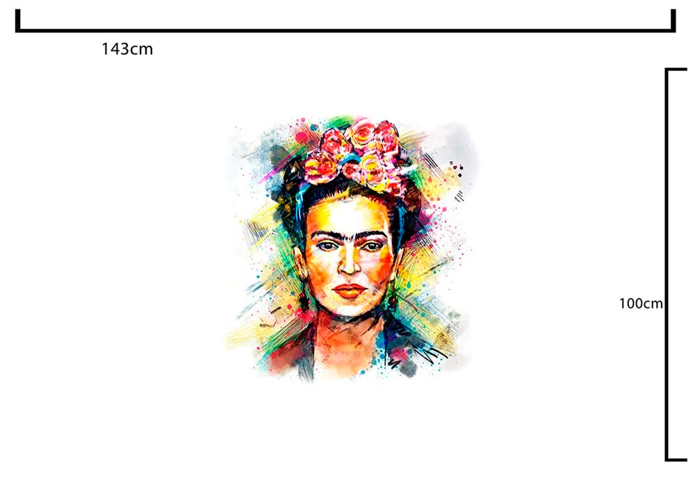 Yağlıboya Frida Özel Koltuk Döşemelik Kumaş