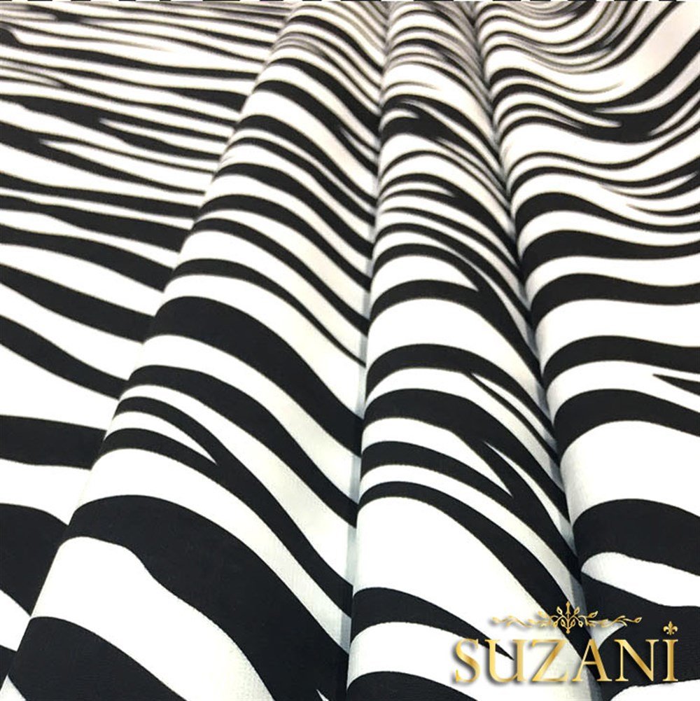Zebra Desenli Kumaş
