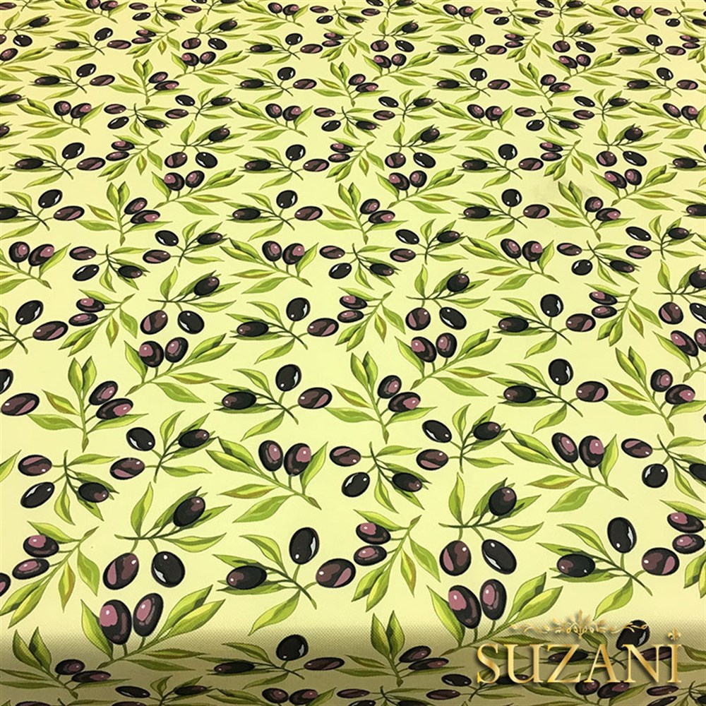Zeytin Desenli Kumaş