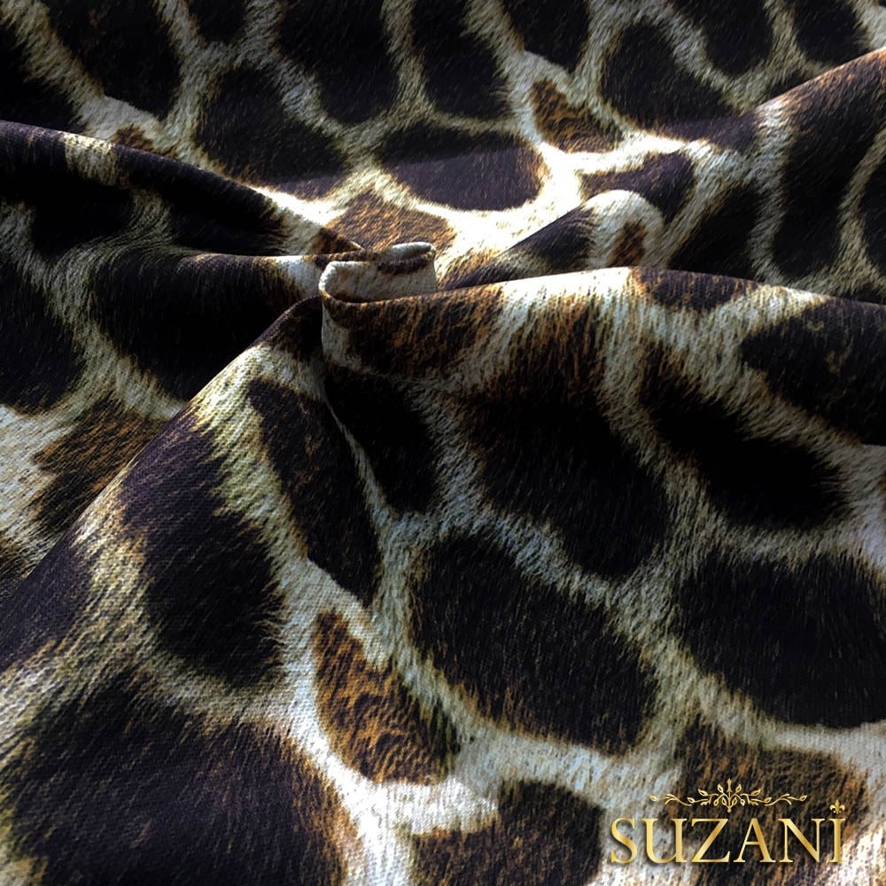 Zürafa Kürkü Desenli Kumaş