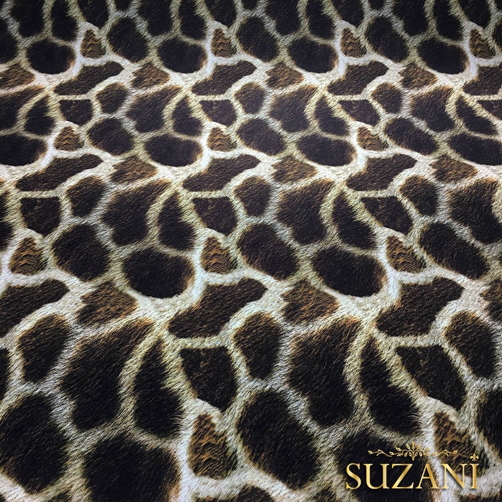 Zürafa Kürkü Desenli Kumaş