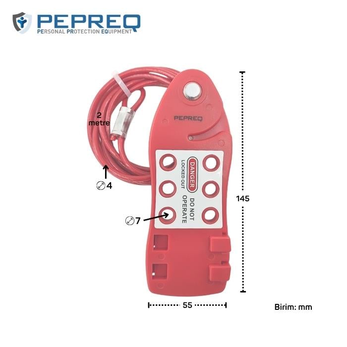 Balık Tipi Kablolu Çoklayıcı (2m) | PEPREQ EDL21