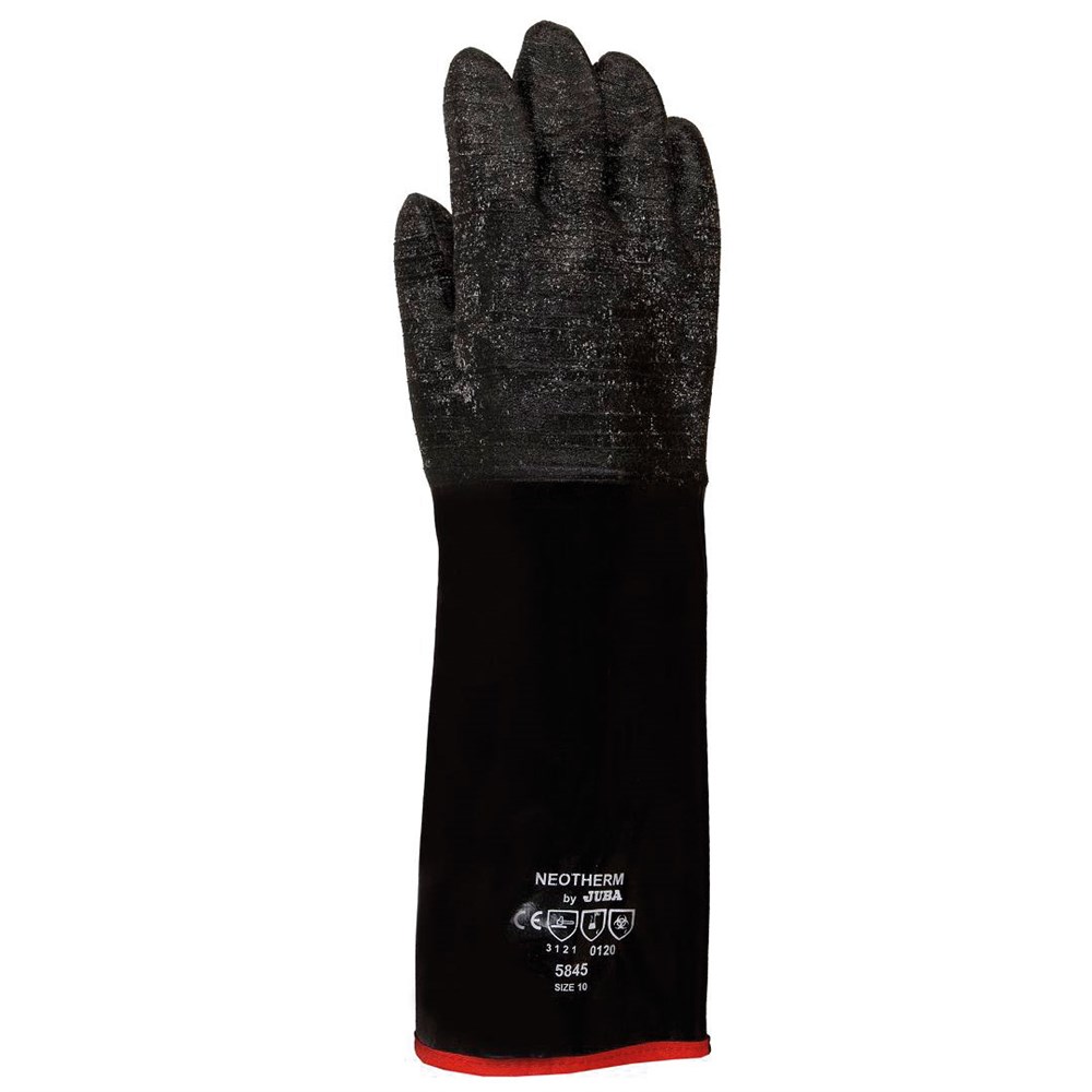 Juba 5845 İş Eldiveni - Destekli pamuk astar üzerine neopren