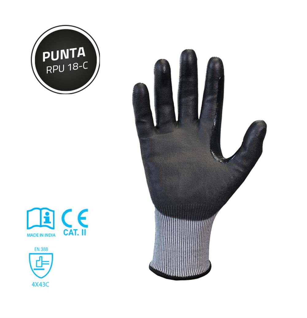 Kesilmeye Dayanıklı Eldiven · PU | Punta RPU 18-C