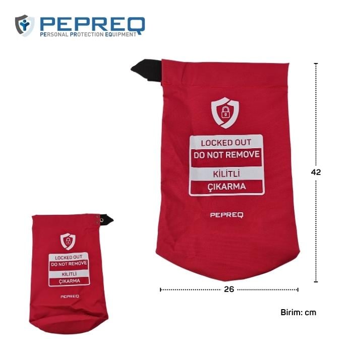Kumanda Kilitleme Torbası | PEPREQ Kumanda Kilitleme Torbası