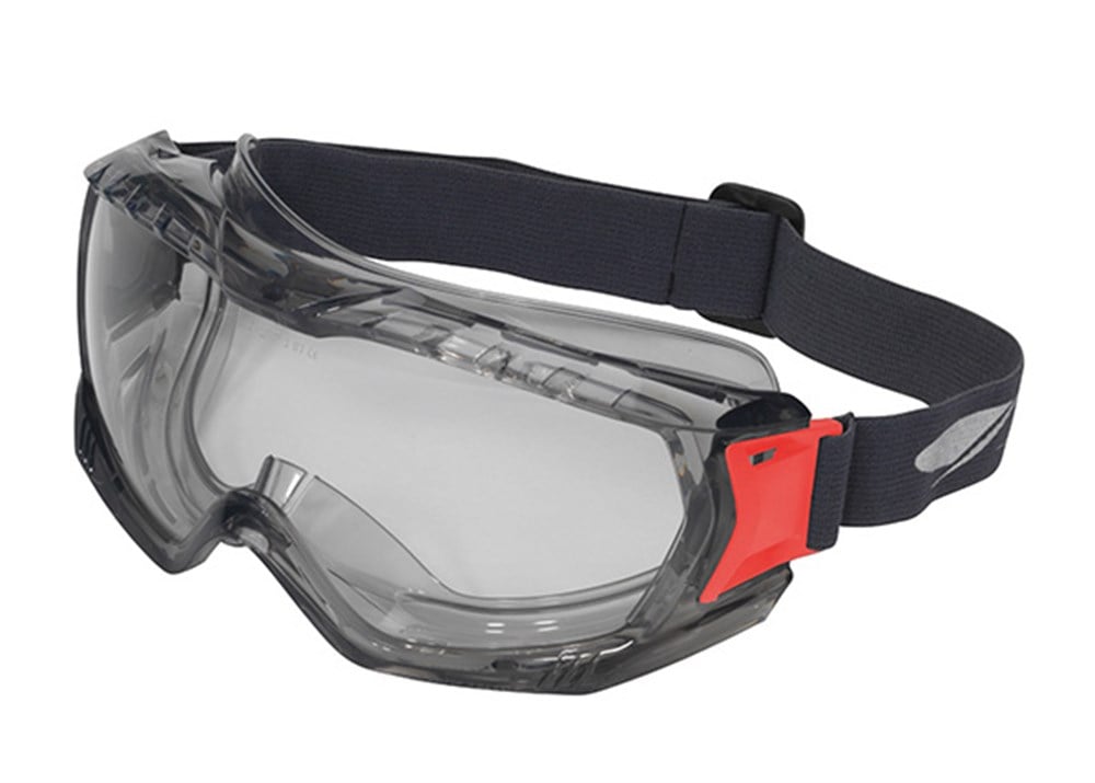 Swissone Stone İş Gözlüğü - Şeffaf Lens - Gri Yarı Saydam Pvc