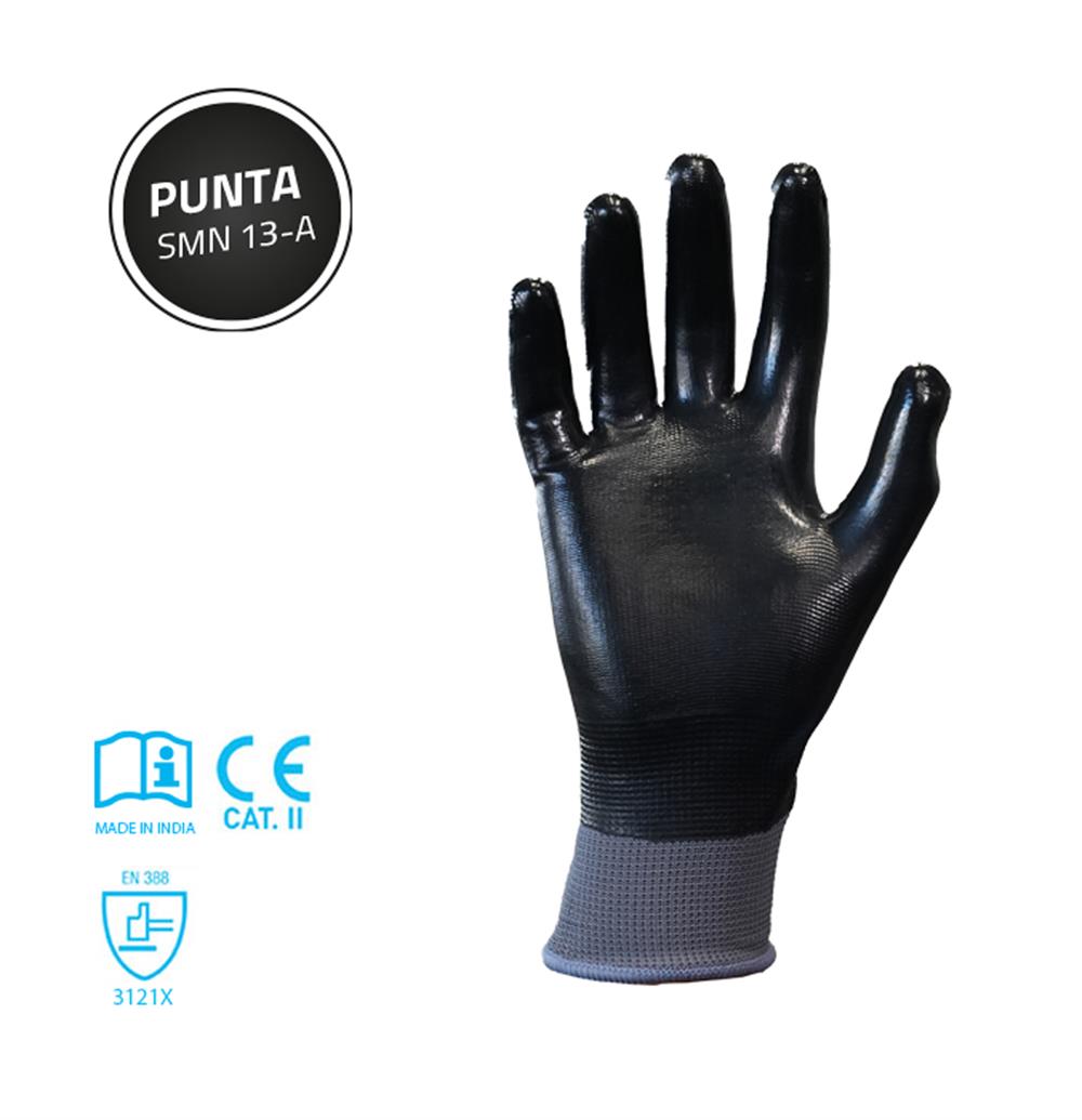 Tam Nitril Kaplı Eldiven| Punta SMN 13-A