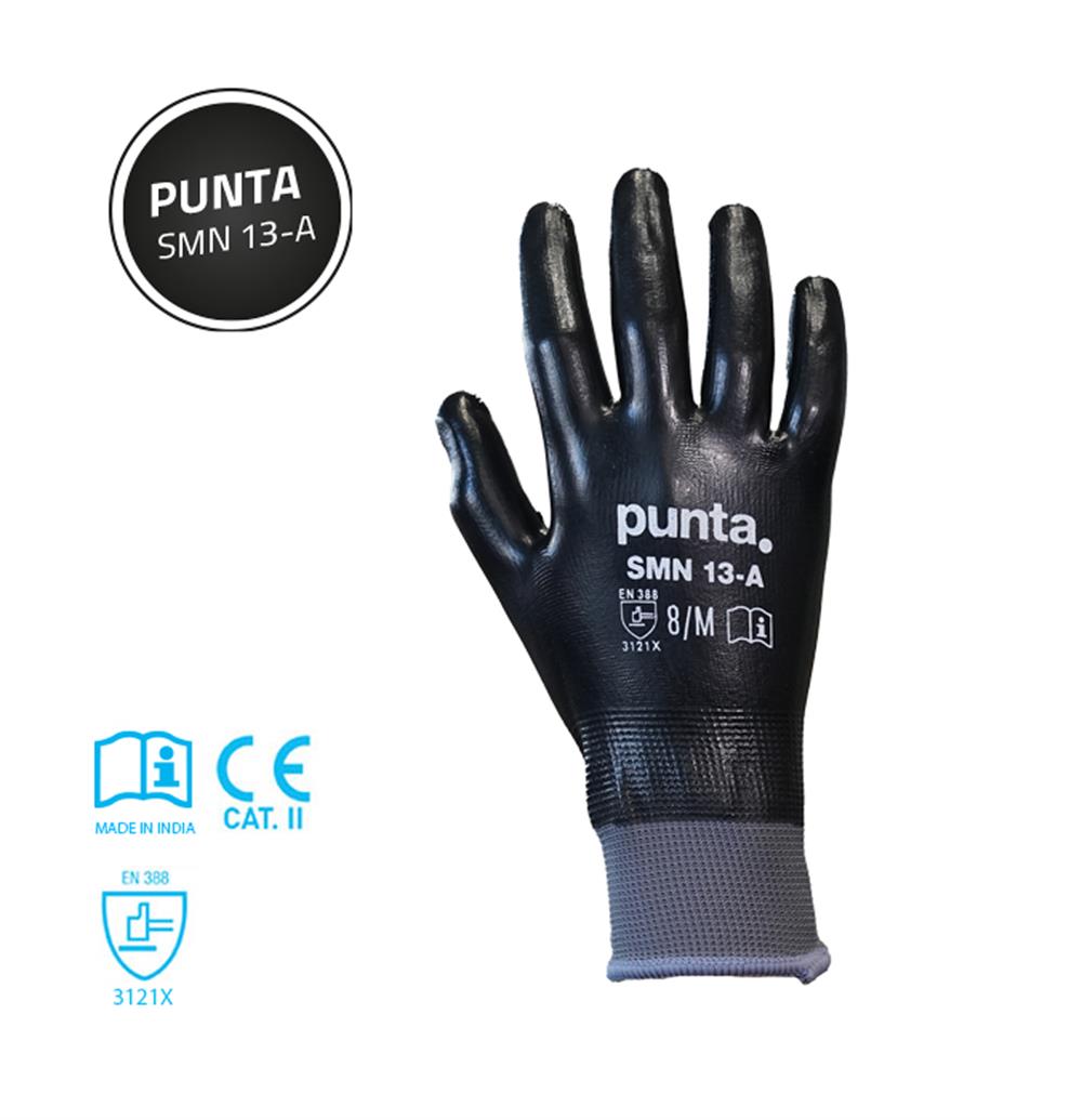 Tam Nitril Kaplı Eldiven| Punta SMN 13-A