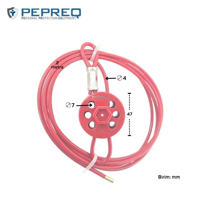 Tekerlek Tipi Kablolu Çoklayıcı (2m) | PEPREQ EDL31