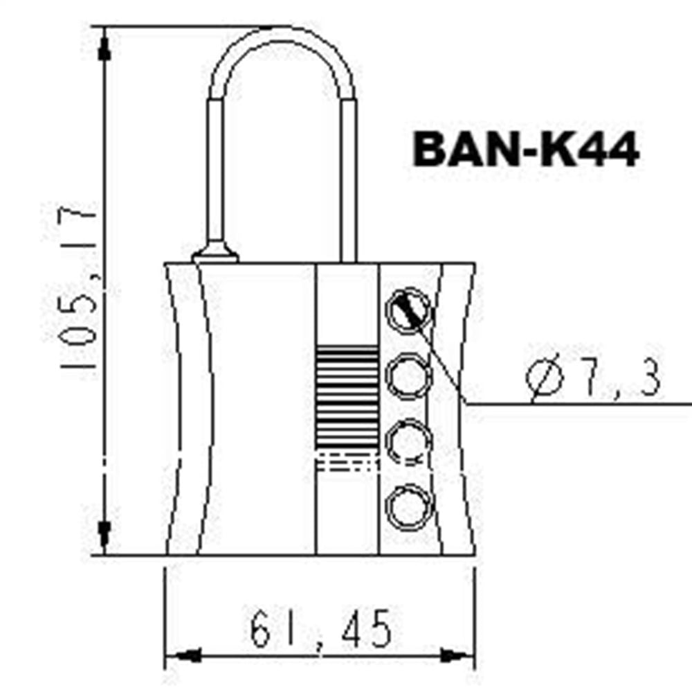 Yalıtkan Naylon Çoklayıcı (61 X 106 mm) EKED | BAN-K44