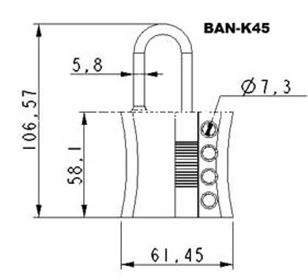 Yalıtkan Naylon Çoklayıcı (61 X 108 mm) EKED | BAN-K45
