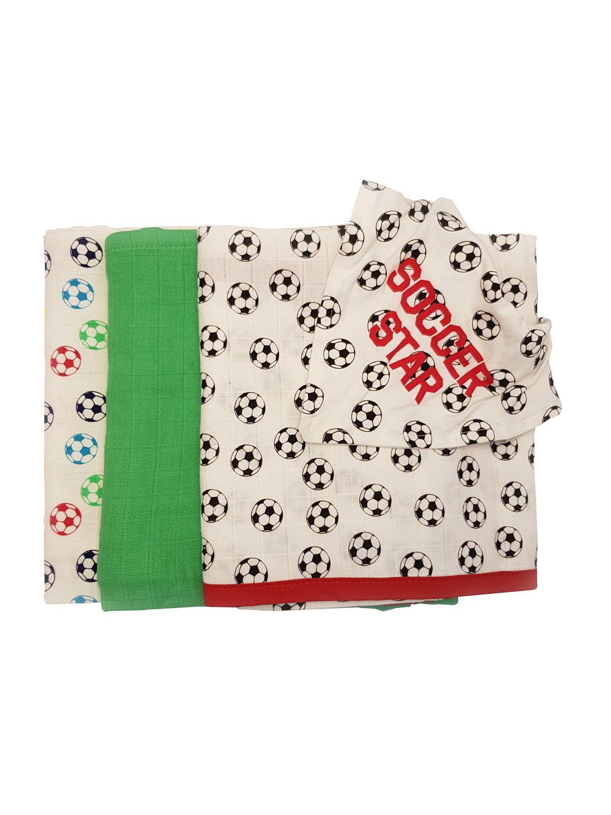 Baskılı Müslin Önlük Set