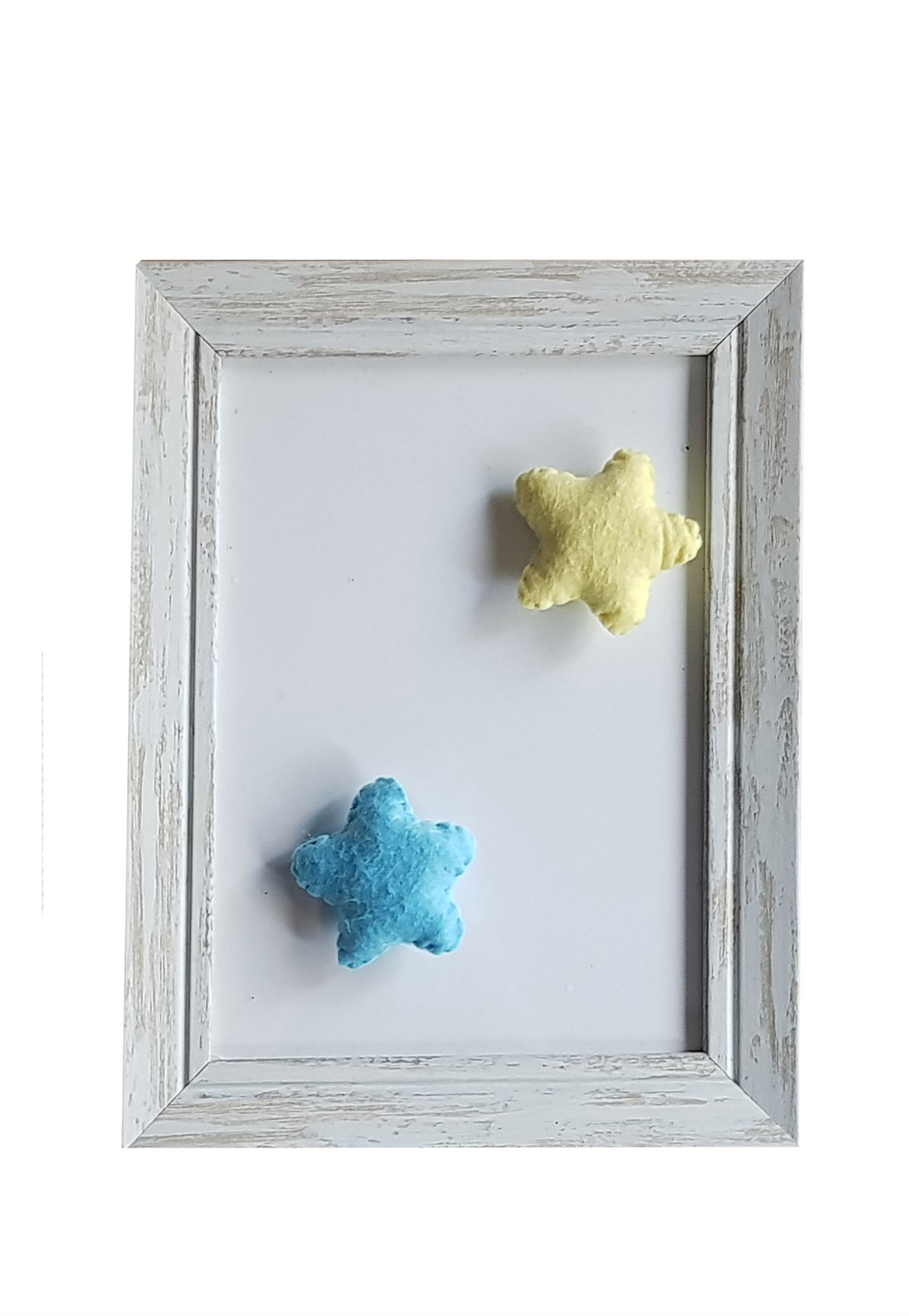 Kırçıllı Beyaz Çerçeve 15x21cm