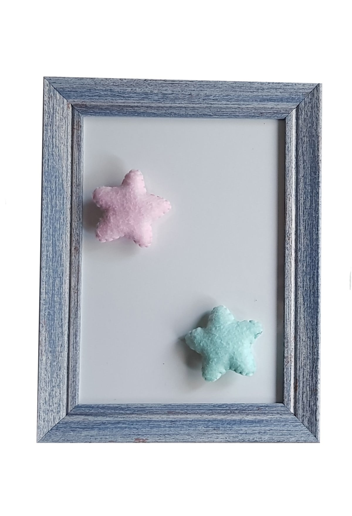 Kırçıllı Mavi Çerçeve 15x21cm