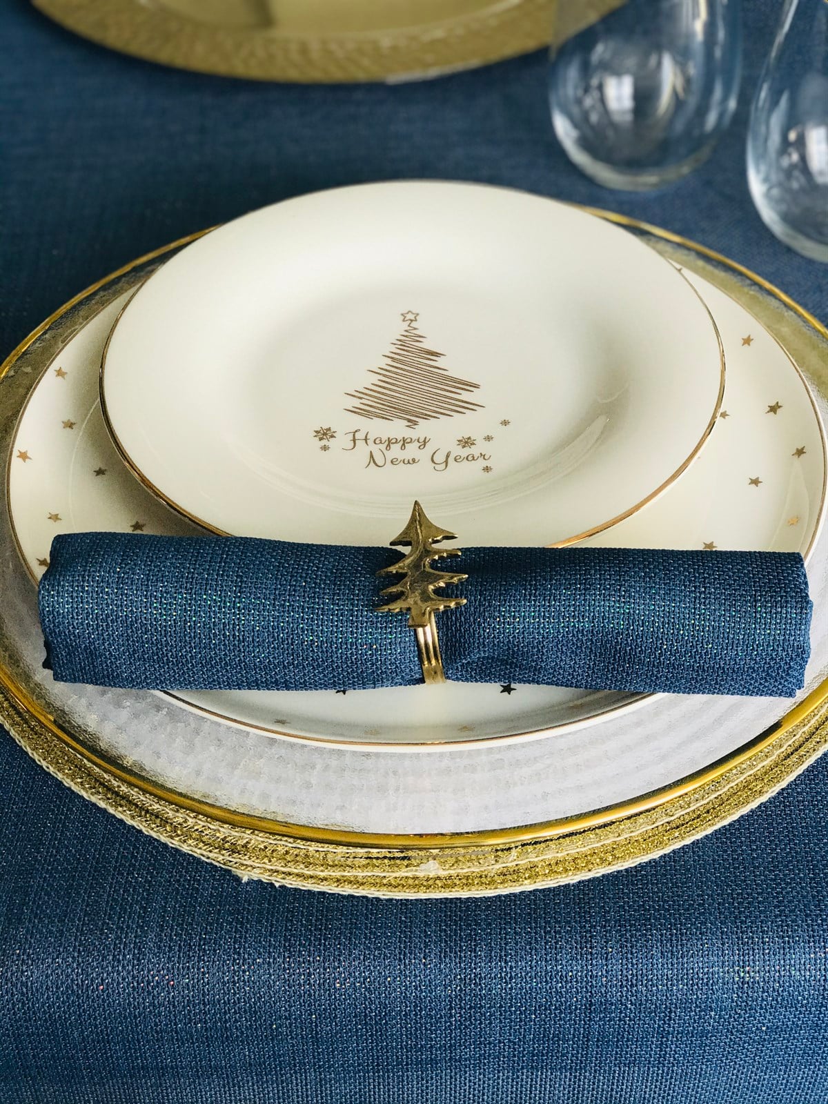 Mia Simli İndigo Peçete