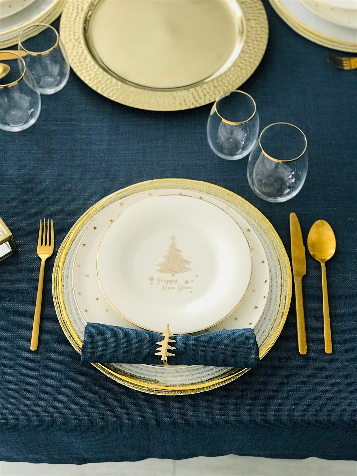 Mia Simli İndigo Peçete