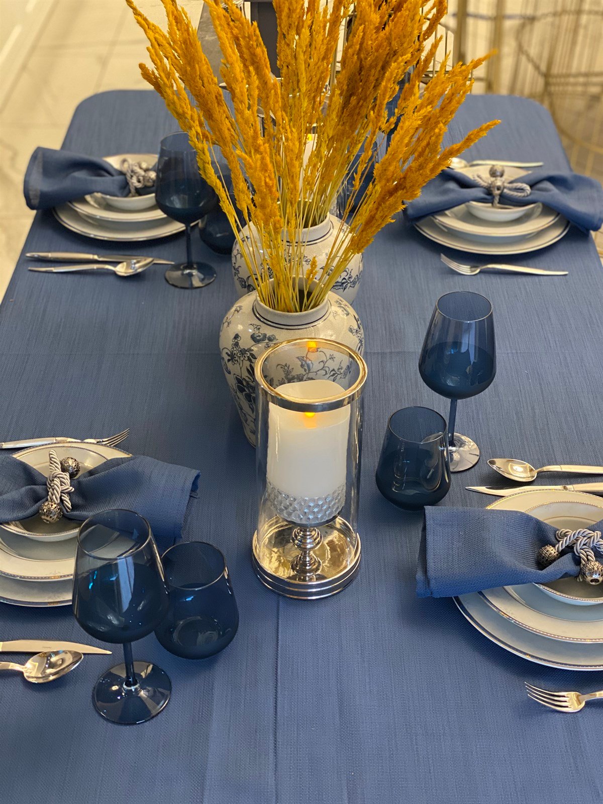 Mia Simsiz İndigo Peçete