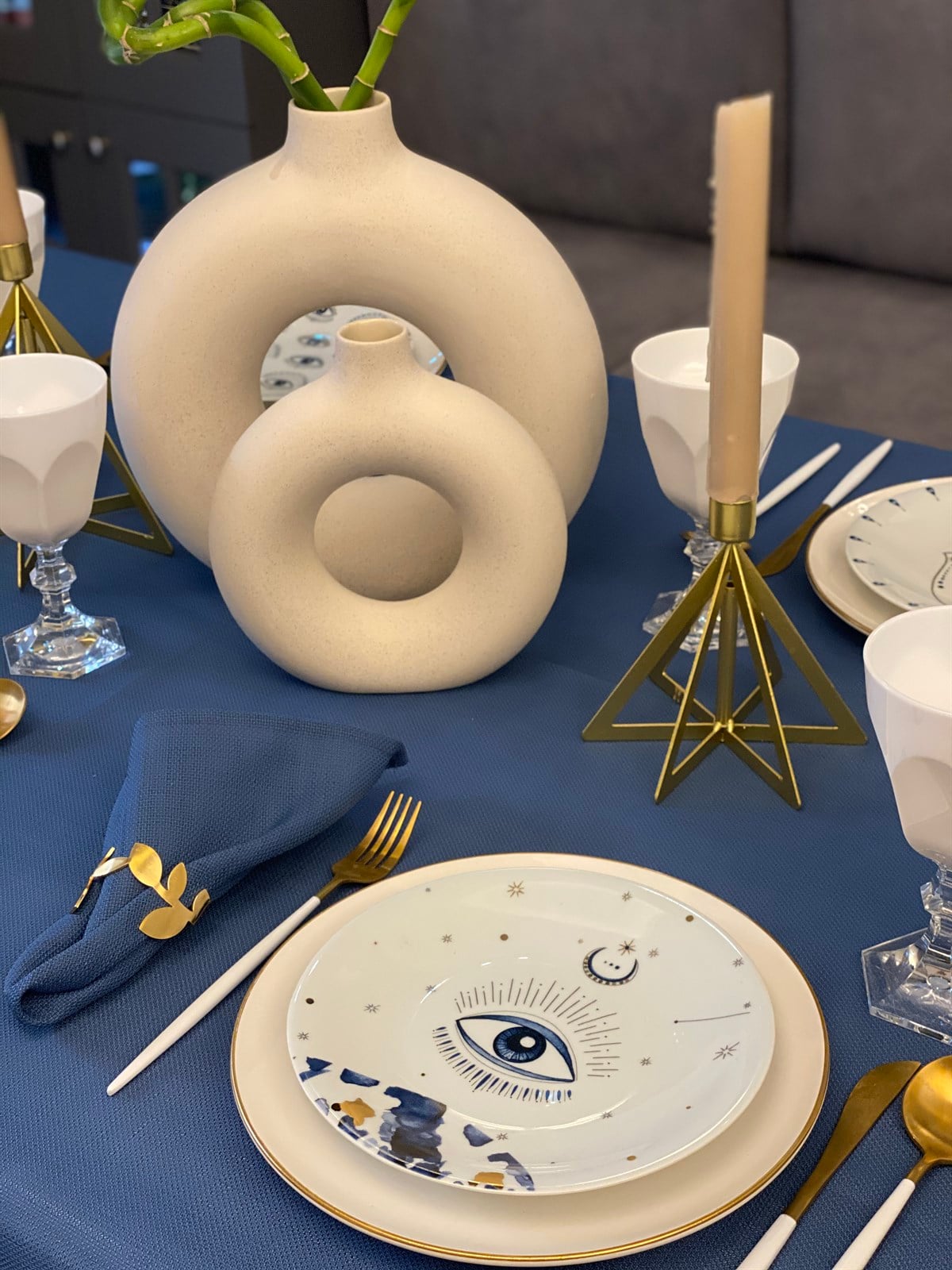 Mia Simsiz İndigo Peçete