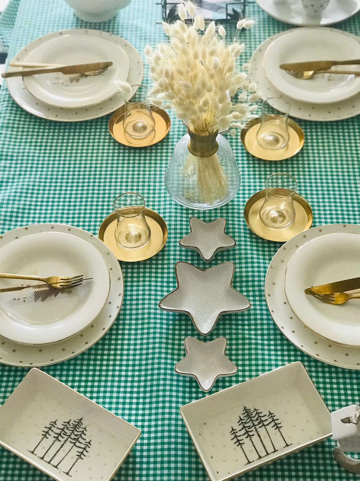 Nostalji Yeşil - Masa örtüsü