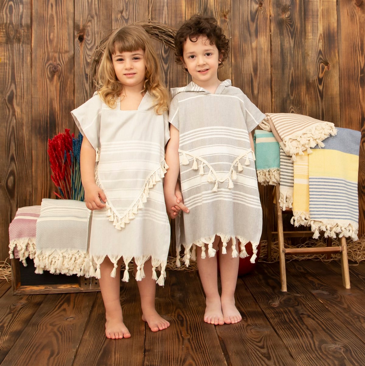 Panço Peştemal Gri