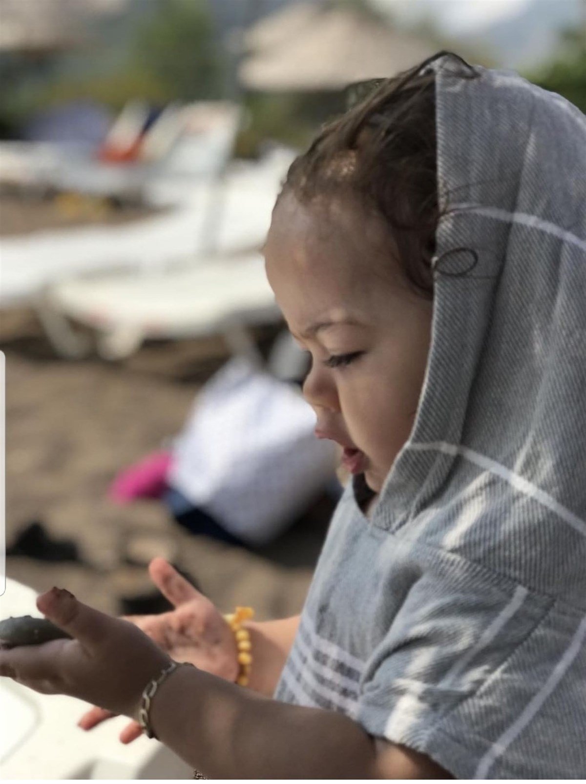 Panço Peştemal Gri YENİ