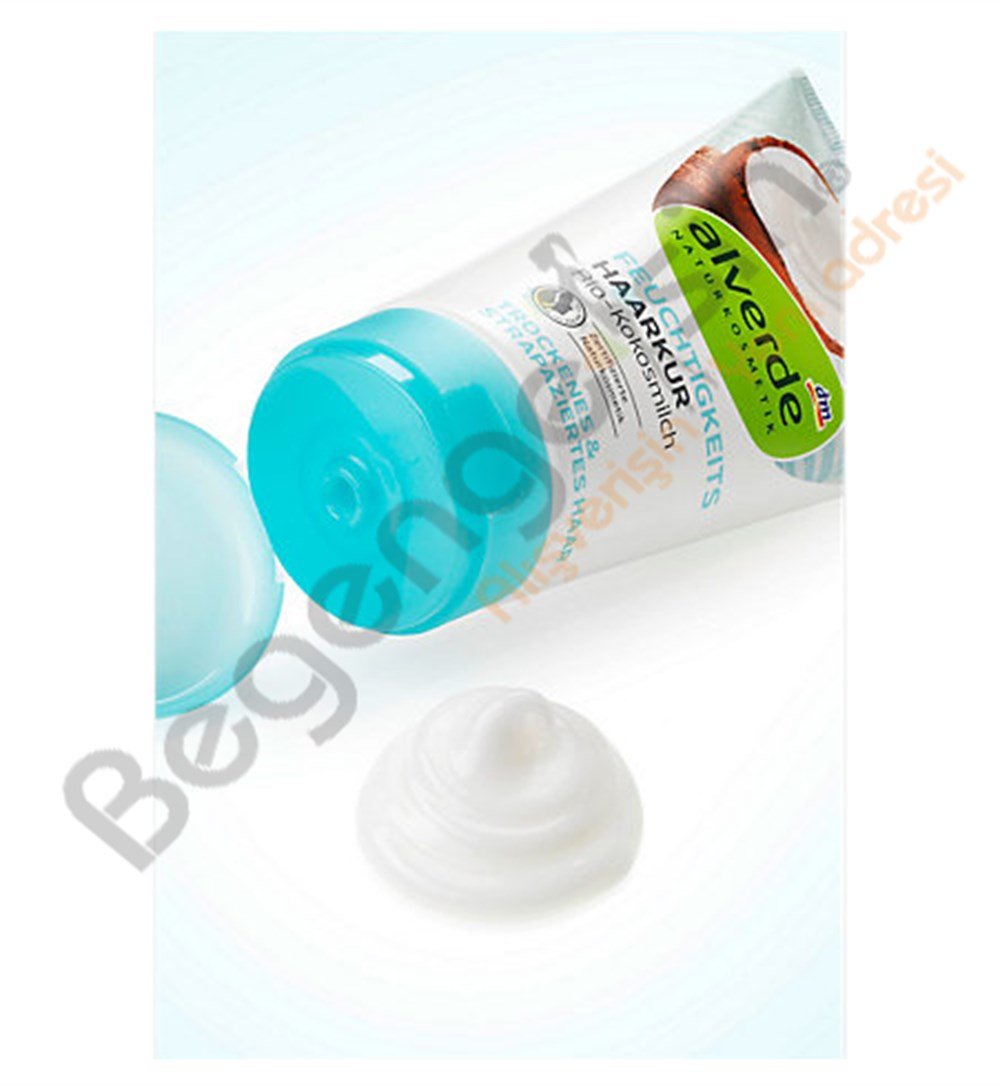 alverde Nemlendirici Saç Kremi Organik Hindistan Cevizi Sütü Feuchtigkeits Haarkur  150 ml
