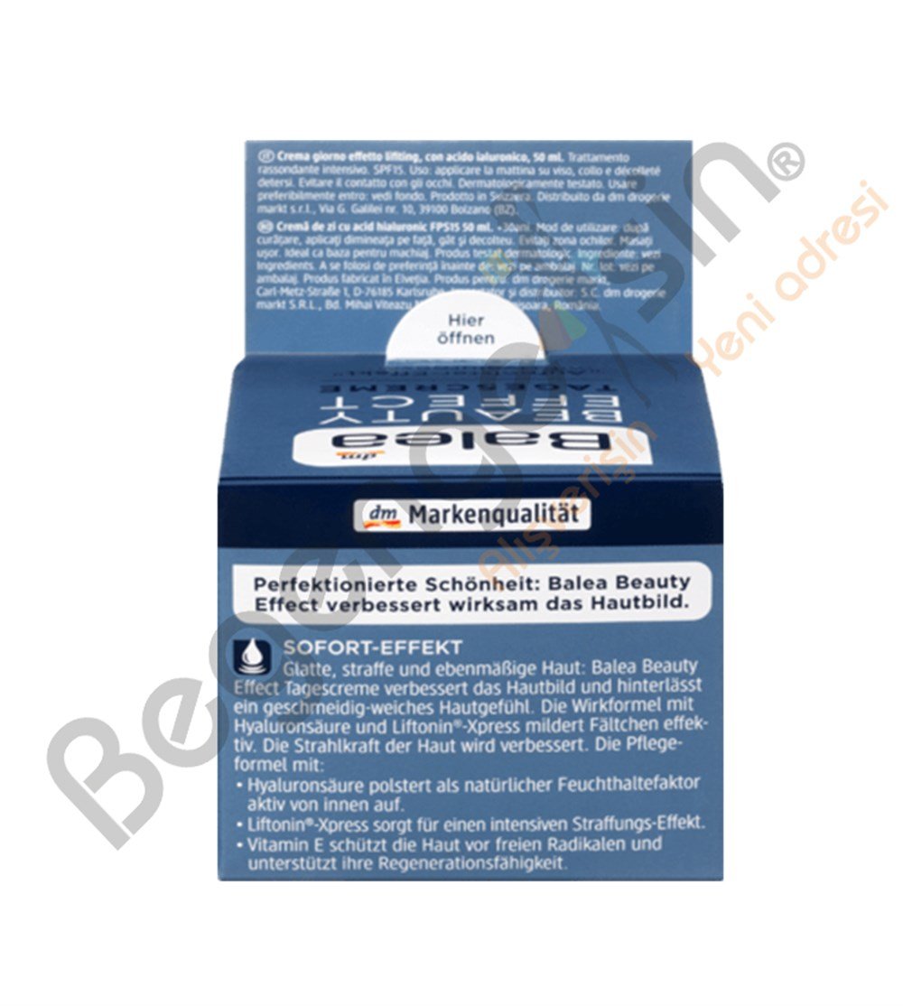 Balea Güzellik Etkisi Gündüz Kremi SPF 15 50ml
