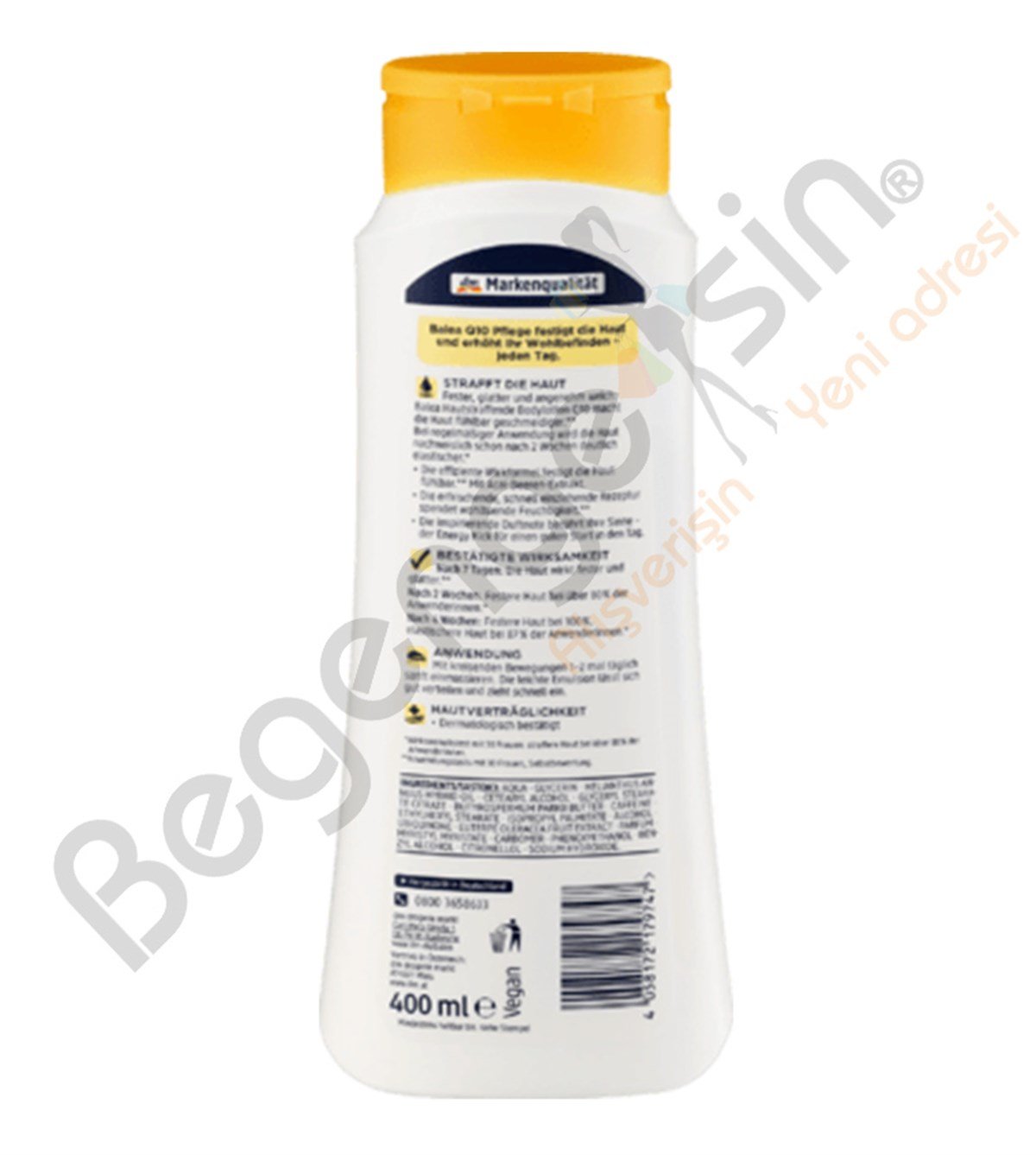 Balea Hautstraffende Bodylotion Q10 Cilt Sıkılaştırıcı Vücut Losyonu 400 ml 