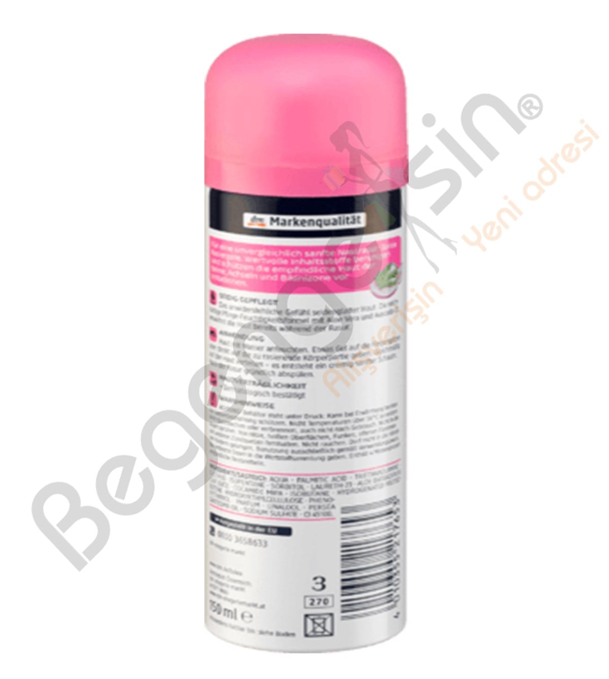 Balea Rasier Gel Tıraş Jeli Aloe Vera, 150 ml